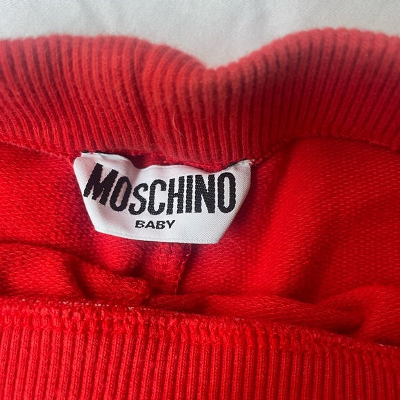 MOSCHINO 2 Piece Set Long Sleeve Shirt and Pants Teddy Unisex 3T - Picture 5 of 6